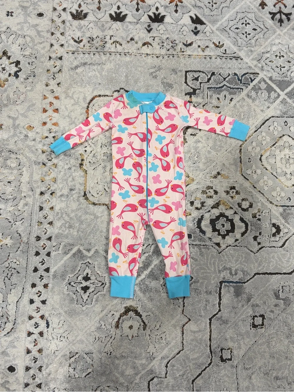 Hanna Andersson bundle of 5 footless sleepers, size 9-18 months